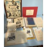 A large quantity of HMY Britannia ephemera and items collected on the voyages including a photo