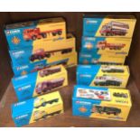 Ten Corgi Classics die cast scale model commercial vehicles including limited edition Scammell