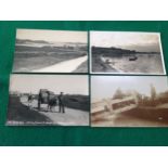 Four postcards of the Scilly Isles (1st photo) and approximately 65 standard-size cards of the
