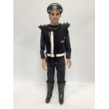 An original Gerry Anderson's 1:1 scale model figure of Captain Scarlet's nemesis Captain Black.