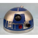 Star Wars: A large model of R2D2's head approx. 45 x 30cm high, together with signed photos of David