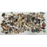 Approximately 290 costume jewellery brooches including examples by Sarah Coventry, Miracle,