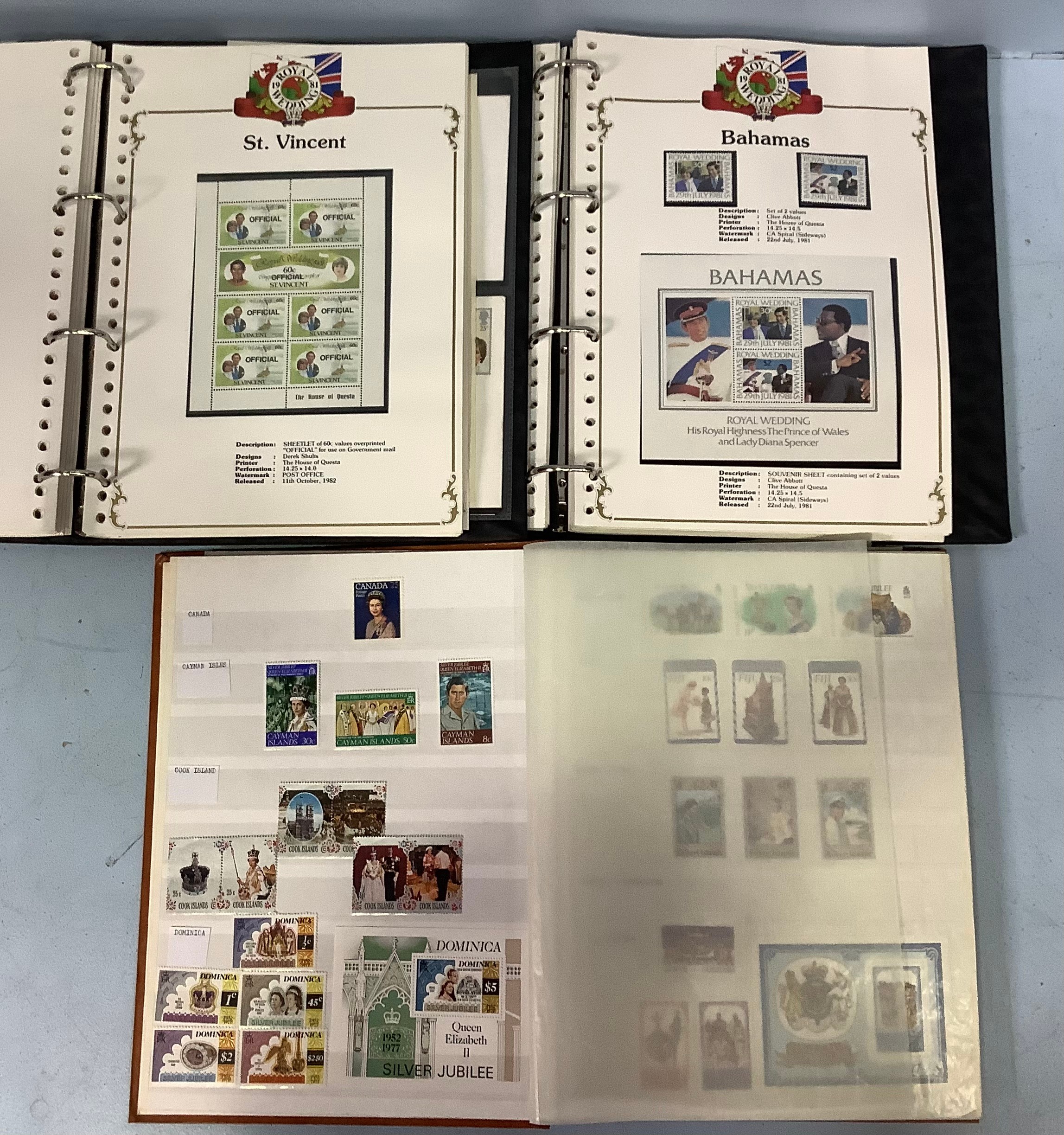 Three albums of ERII Royal interest stamps and first day covers including an album of mint unmounted - Bild 2 aus 4