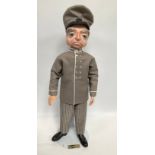 A Thunderbirds individually hand crafted model figure of Parker with posable arms, by English