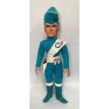 A Thunderbirds individually hand crafted model figure of Alan Tracy with posable arms, by English