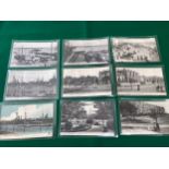 Some 21 old postcards of Portsmouth from both the Southsea and Portsmouth series of cards