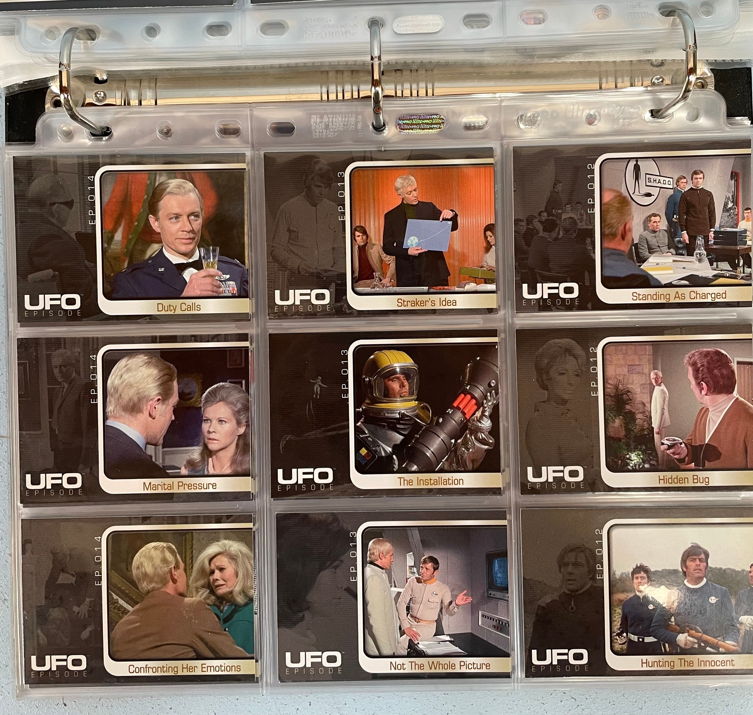 Gerry Anderson's UFO: An album containing a signed photo of Ed Bishop and other cast members, - Image 5 of 5