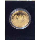 H.M. Queen Elizabeth II 90th Birthday 1/4oz gold coin, 7.777g, $25, 99.99Au, limited 123/1000, obv