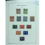 Stamps. GB Geo.VI, 1937, Coronation, sg461, 1937-47, set of 15, all um/m, sg462-466 Wmk sideways,