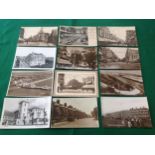 A nice group of approximately 39 standard-size postcards of Southsea with some desirable cards