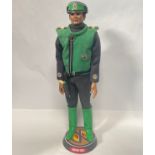 An original Gerry Anderson's 1:1 scale model figure of Captain Scarlet's Lieutenant Green by