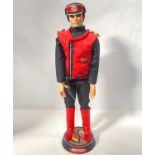 An original Gerry Anderson's 1:1 scale model figure of Captain Scarlet by Iconic Replicas.