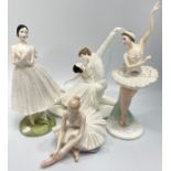 A large Coalport figure group of Margot Fonteyn and Rudolf Nureyev 'A Legendary Partnership',