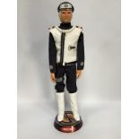 An original Gerry Anderson's 1:1 scale model figure of Captain Scarlet's Colonel White by Iconic