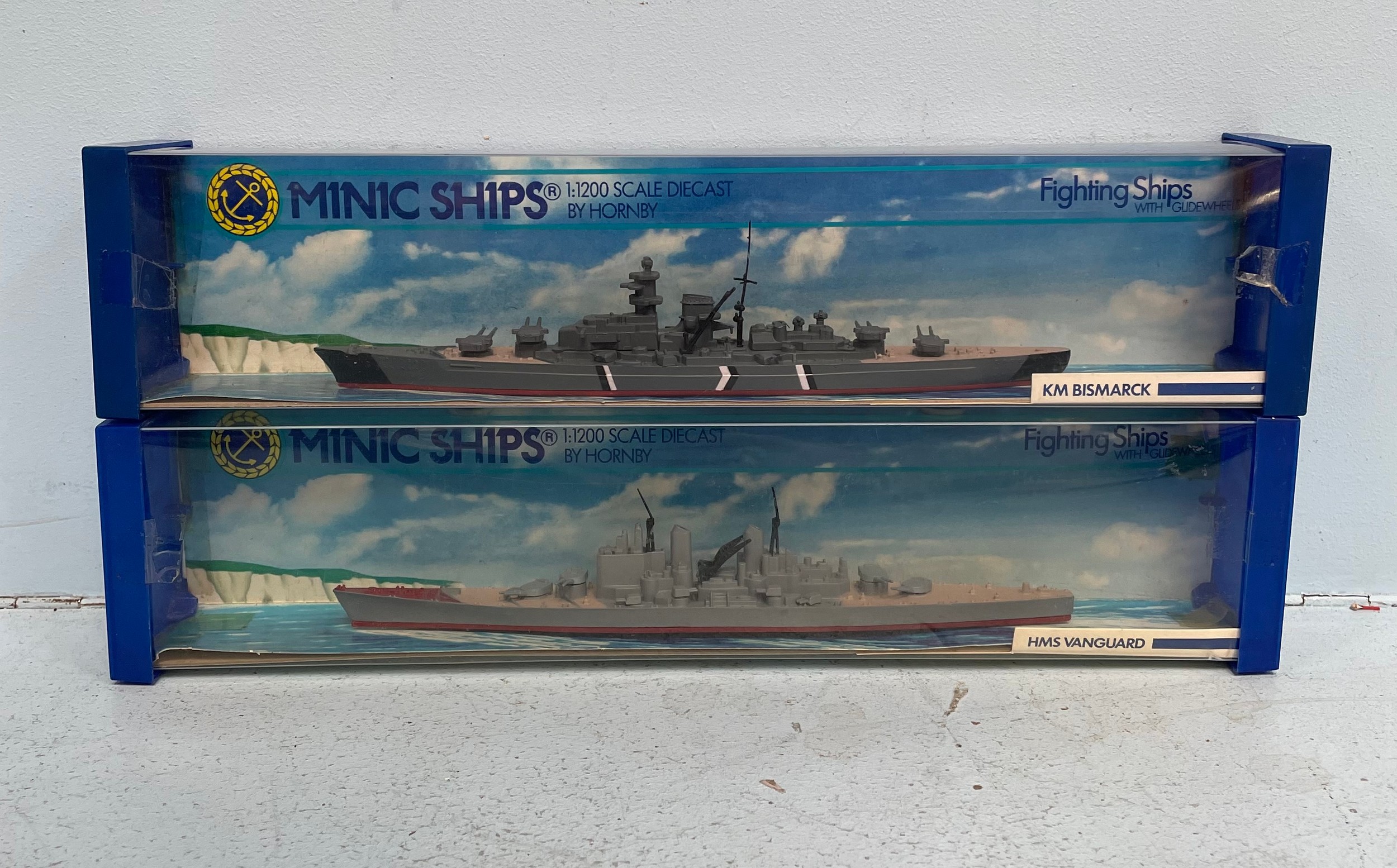 Eleven various boxed metal 1/1250 scale or similar model waterline vessels including Albatros-K- - Image 3 of 4