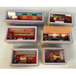 Six Corgi Chipperfields Circus Diecast Model Vehicles, including #97887 Bedford O Articulated