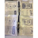 Football / Portsmouth FC Interest: Approximately 140x Portsmouth home programmes, c1956-1962, blue-