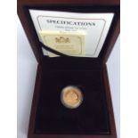 H.M. The Queen's Coronation 65th Anniversary 1953-2018 Gold Proof £1 Coin, issued Isle of Man, 916/