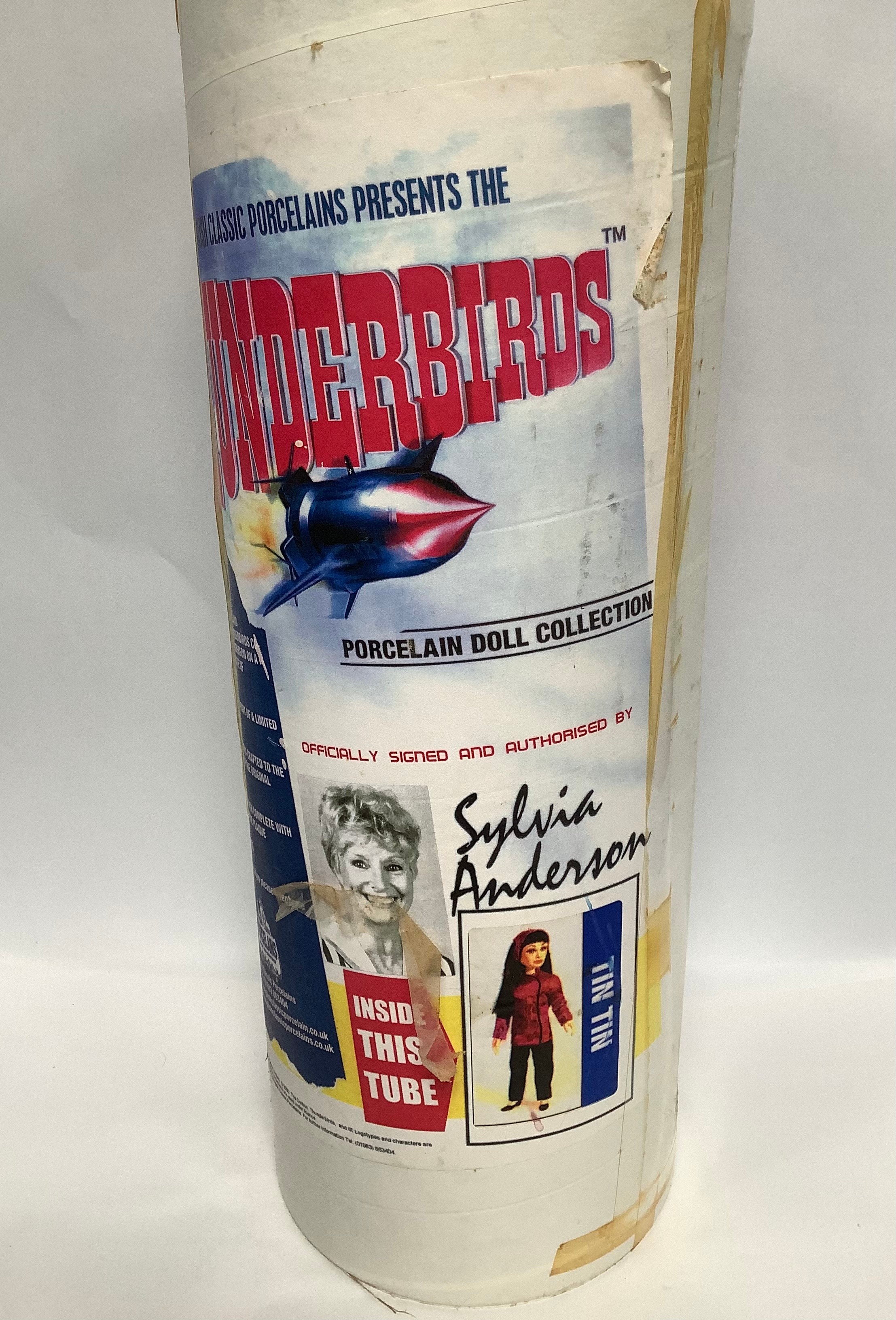 A Thunderbirds individually hand crafted model figure of Tin Tin with posable arms, by English - Image 4 of 4