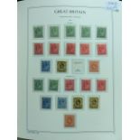 Stamps. GB Edw VII, all lm/m, 6x 1/2d green, 8x1d red, 3x 2-1/2d blue, 3x 3d yellow, 2x 4d orange,