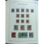 Stamps. GB Edw. VII, SG320 £1 green, lightly cancelled fine used with attached sheet edge, 1x10s