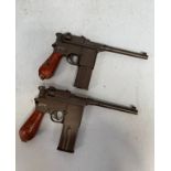 Two 'Legends' C96 FM Co2-pistols, cal. 4.5mm (.177) BB, both with box and one instruction manual