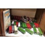 A collection of 51 unboxed E.F.E die-cast 1:76 scale model buses, many of interest to the local