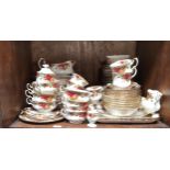 An approximately 100-piece Royal Albert ‘Old Country Roses’ pattern part tea and dinner service,