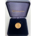 A Queen Victoria Gold Sovereign, 1901, Old Head obv, St. George & Dragon after Pestrucci rev,
