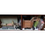 A large quantity of scale model railway items including locomotives by Tri-ang and Trix Twin