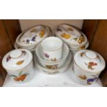 Nine various items of Royal Worcester ‘Evesham’ pattern wares comprising tureens, serving dishes and