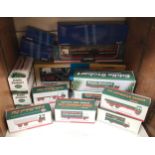 Twelve boxed die-cast scale model Eddie Stobart lorries and trucks including an Oxford Cararama 1:50