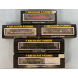 Five Graham Farish by Bachmann locomotives including 371-125k Class 33 No. 33025 of Direct Rail