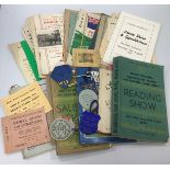 A collection of approximately 30x Horse Show & Gymkhana programmes and 10x ticket stubs from the