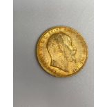 An Edward VII Gold Sovereign, 1910, Obv. head right/ Rev. St George & Dragon after Pistrucci, Sydney