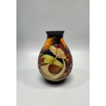 A Moorcroft pottery vase decorated in the Parasol Dance mushroom pattern, designed by Kerry Goodwin,