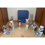 A set of six Beswick musician pigs including Andrew, Daniel, Matthew, Michael, Richard and John,