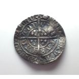 An Edward III Silver Groat Hammered Coin - 1327 - 1377, gross weight approximately 1.5g