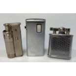 Three assorted lighters including examples by Ronson, Rolstar and Firemaster etc.