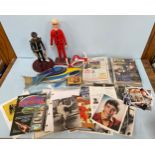 Various mixed Gerry Anderson and other Sci-Fi collectables including a folder of Century 21 and S.
