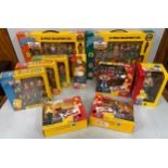 A quantity of The Simpsons collectable figurine sets including three boxed Playmates Official