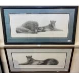 Gary Hodges (b.1954) ‘Togetherness’ and ‘Savannah’ pencil signed, limited edition prints number 86/