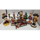 Eight various Disney Showcase Collection figurines including ‘Jolly Ol’ St. Mick’, ‘Thinking of