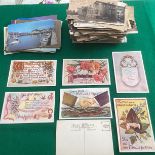 A bundle of approximately 280 mainly standard-size postcards (although there are some modern),