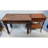 A late 19th century French walnut parquetry occasional table of rectangular form with serpentine top