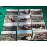 A collection of approximately 60 standard-size postcards in good collectable condition of the