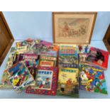 Various Rupert annuals including 60s & 70s editions, Magic Beano Book, Star Wars pop-up book,