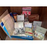 A quantity of cigarette cards, loose and in books, together with two FA Cup centenary medal books (