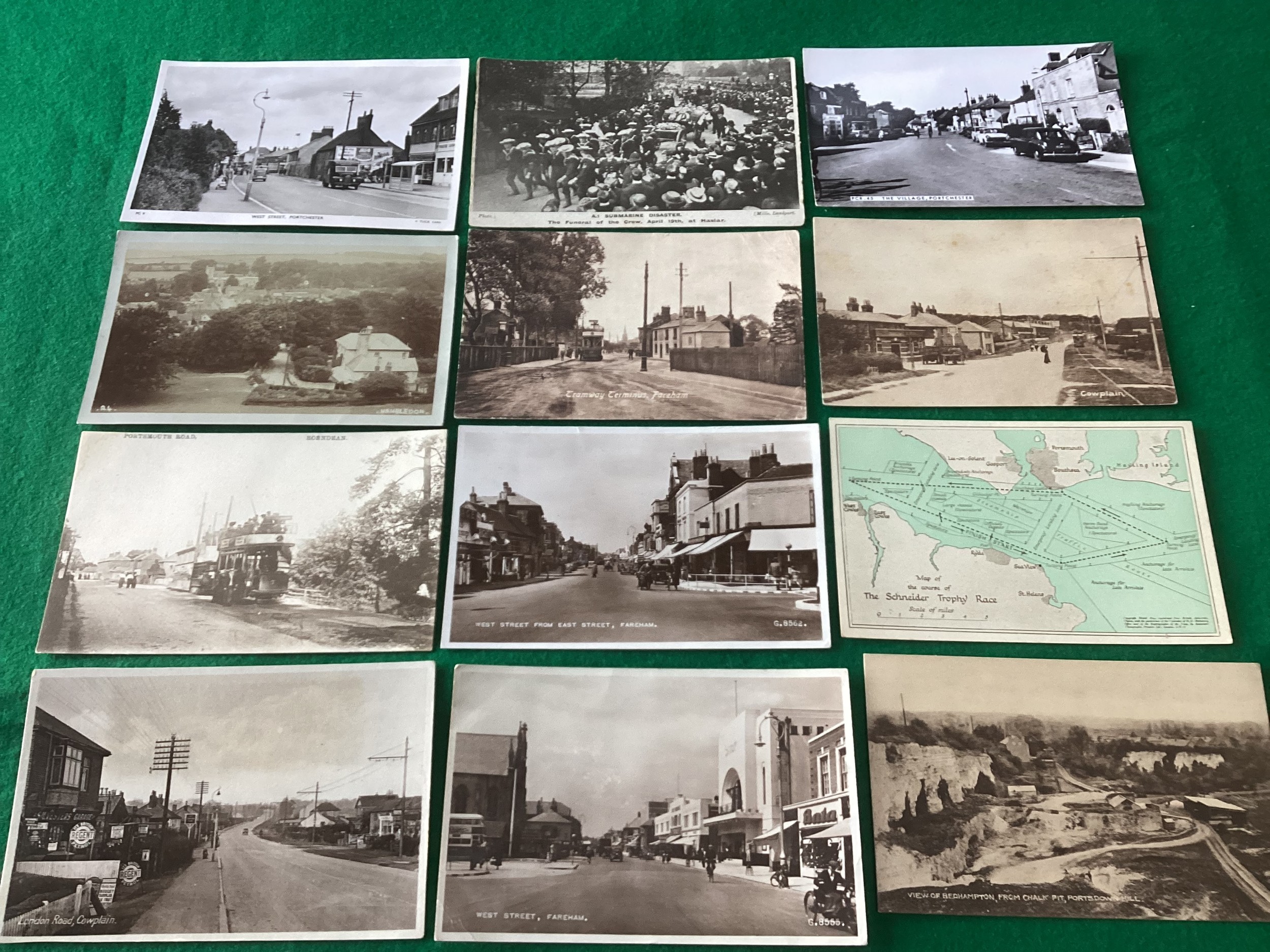Some 80 standard sized postcards, a few of Portsmouth – but mainly the surrounding area, including - Image 2 of 4