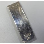 A sterling silver money clip by Tiffany & Co. Hallmarked London, 2000, 6cm long, gross weight